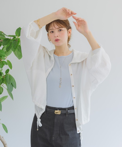 KATHARINE ROSS（キャサリンロス）の「【KATHARINE ROSS】ドビーストライプブルゾン（ブルゾン・レディース・ブラック/オフホワイト・MEDIUM）」の15枚目の写真