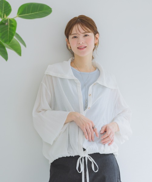 KATHARINE ROSS（キャサリンロス）の「【KATHARINE ROSS】ドビーストライプブルゾン（ブルゾン・レディース・ブラック/オフホワイト・MEDIUM）」の19枚目の写真