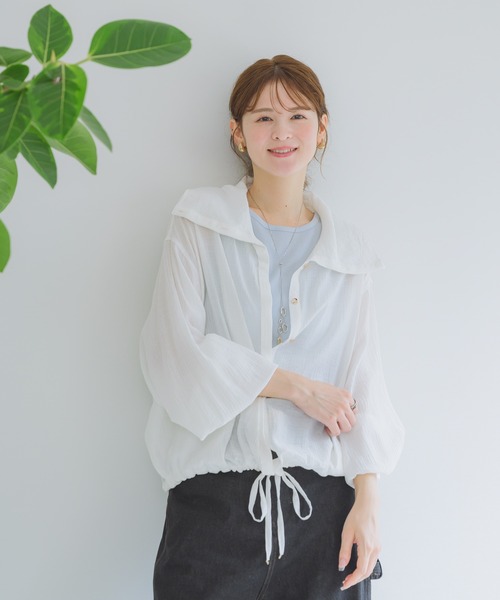 KATHARINE ROSS（キャサリンロス）の「【KATHARINE ROSS】ドビーストライプブルゾン（ブルゾン・レディース・ブラック/オフホワイト・MEDIUM）」の20枚目の写真