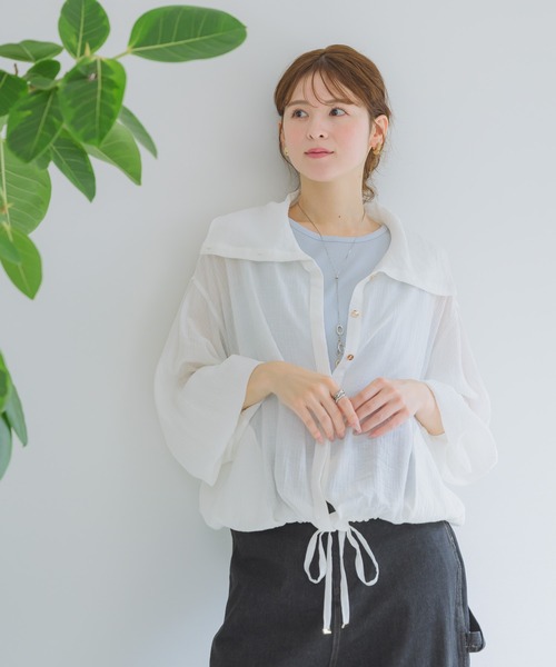 KATHARINE ROSS（キャサリンロス）の「【KATHARINE ROSS】ドビーストライプブルゾン（ブルゾン・レディース・ブラック/オフホワイト・MEDIUM）」の21枚目の写真