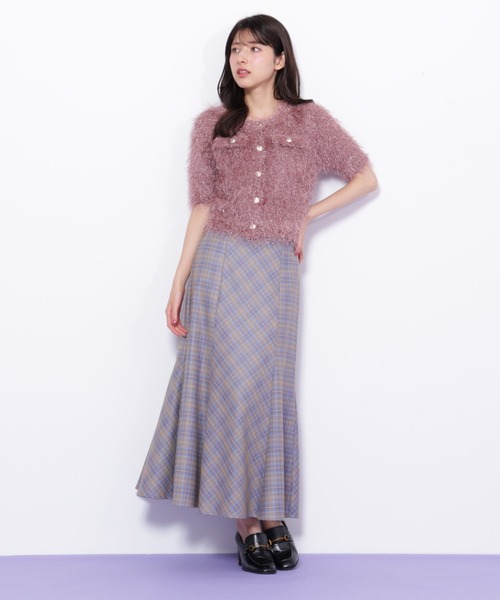ニット セーター ラメフェザーニットジャケット レディース ラメフェザーニットジャケット | JILL by JILL STUART（ジル