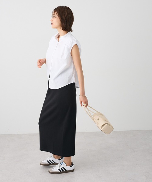 CRAFT STANDARD BOUTIQUE（クラフトスタンダードブティック）の「リブロングスカート（スカート・レディース・ブラウン/グリーン/ベージュ/ブラック・M/L）」の10枚目の写真