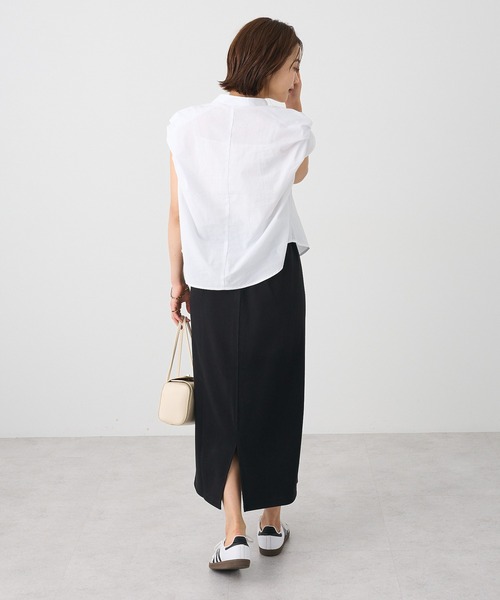 CRAFT STANDARD BOUTIQUE（クラフトスタンダードブティック）の「リブロングスカート（スカート・レディース・ブラウン/グリーン/ベージュ/ブラック・M/L）」の11枚目の写真