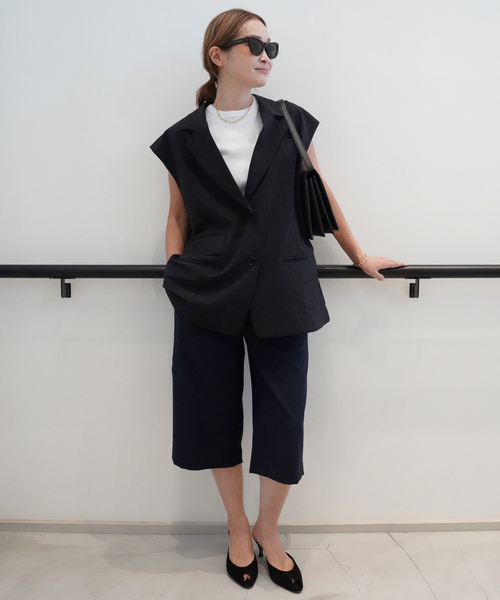 tibi（ティビ）の「【TIBI/ティビ】SHORT PANTS（その他パンツ・レディース・ネイビー・36/38）」の3枚目の写真