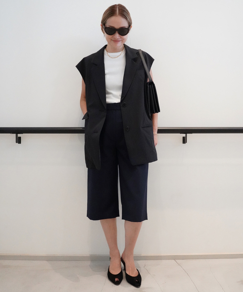 tibi（ティビ）の「【TIBI/ティビ】SHORT PANTS（その他パンツ・レディース・ネイビー・36/38）」の4枚目の写真
