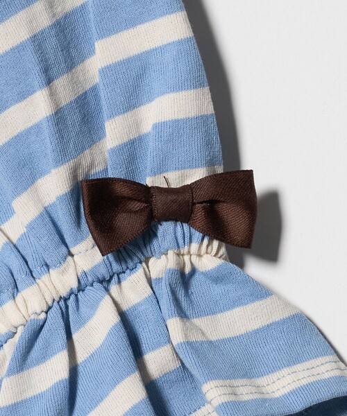 green label relaxing(グリーンレーベルリラクシング)の「ボーダー キャンディスリーブ Tシャツ / キッズ 100cm-160㎝◎(Tシャツ/カットソー・キッズ・ライトブルー/ライトピンク・150cm/160cm/130cm/120cm/140cm/110cm/100cm)」の13枚目の写真