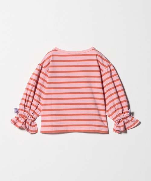 green label relaxing(グリーンレーベルリラクシング)の「ボーダー キャンディスリーブ Tシャツ / キッズ 100cm-160㎝◎(Tシャツ/カットソー・キッズ・ライトブルー/ライトピンク・150cm/160cm/130cm/120cm/140cm/110cm/100cm)」の15枚目の写真