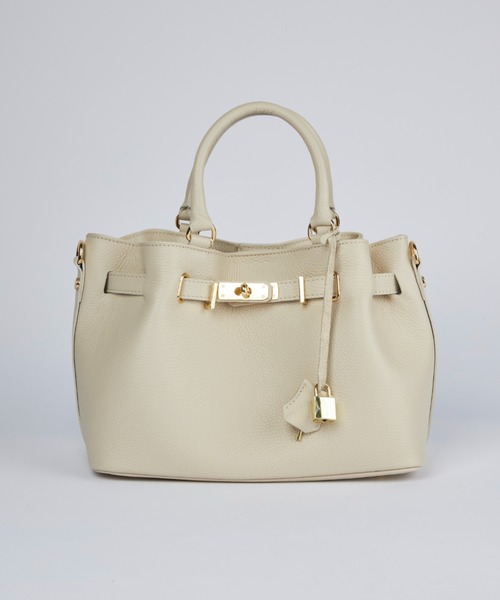 MILOS（ミロス）の「金具付きショルダーバッグ Medium《MILOS》（トートバッグ・レディース・ブラウン/アイボリー/ブラック・フリー）」の14枚目の写真