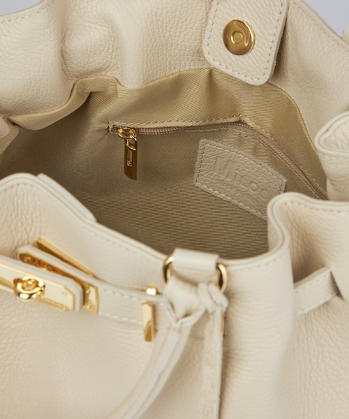 MILOS（ミロス）の「金具付きショルダーバッグ Medium《MILOS》（トートバッグ・レディース・ブラウン/アイボリー/ブラック・フリー）」の7枚目の写真