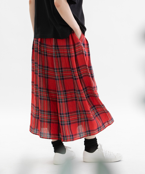 リネンタータンタックキュロット（その他パンツ）｜nop de nod