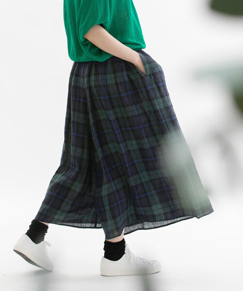 リネンタータンタックキュロット（その他パンツ）｜nop de nod