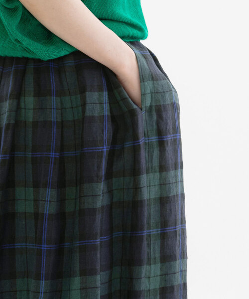 リネンタータンタックキュロット（その他パンツ）｜nop de nod