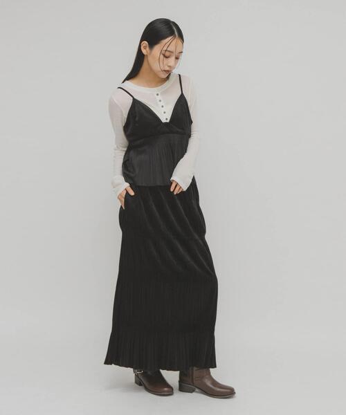 KBFマジョリカプリーツセパレートワンピース セール】マジョリカプリーツセパレートワンピース（ワンピース）｜KBF