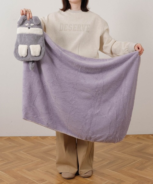 まるっこアニマル ブランケット in ぬいぐるみ セット（ブランケット