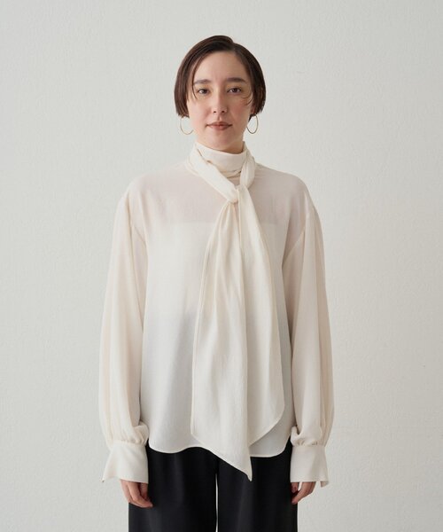 セール】【Atelier N5/アトリエヌメロサンク】シフォンボウタイ