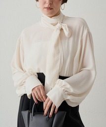 LOUNGEDRESS | 【Atelier N5/アトリエヌメロサンク】シフォンボウタイブラウス(シャツ/ブラウス)