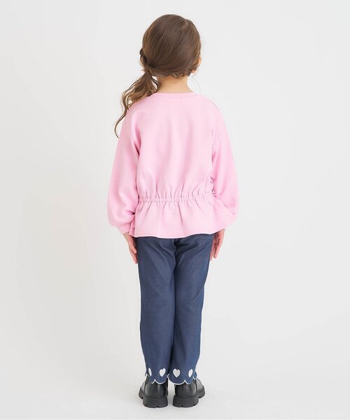 apres les cours（アプレレクール）の「【WEB限定/ジュニア対応】裾スカラップカットソーパンツ（その他パンツ・キッズ・ブルー/アイボリー/ブラウン/ラベンダー・80/90/100/110/120/130/140）」の6枚目の写真