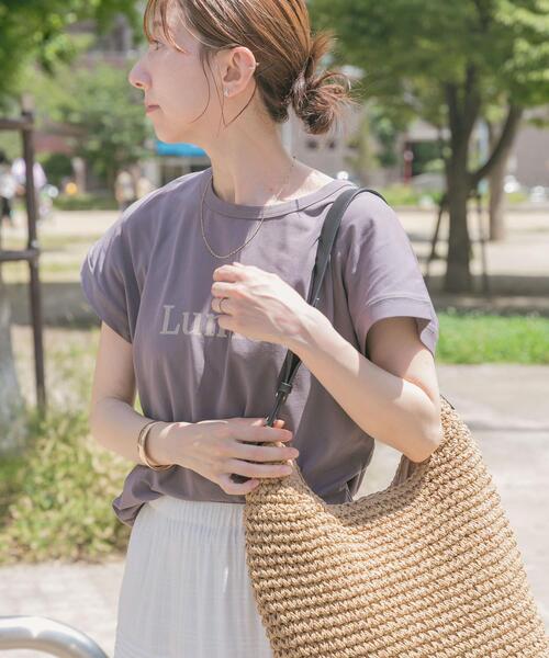 ITEMS URBANRESEARCH(アイテムズ アーバンリサーチ)の「クールコットンフレンチプルオーバー(Tシャツ/カットソー・レディース・ミント/グレー/ホワイト・FREE)」の3枚目の写真