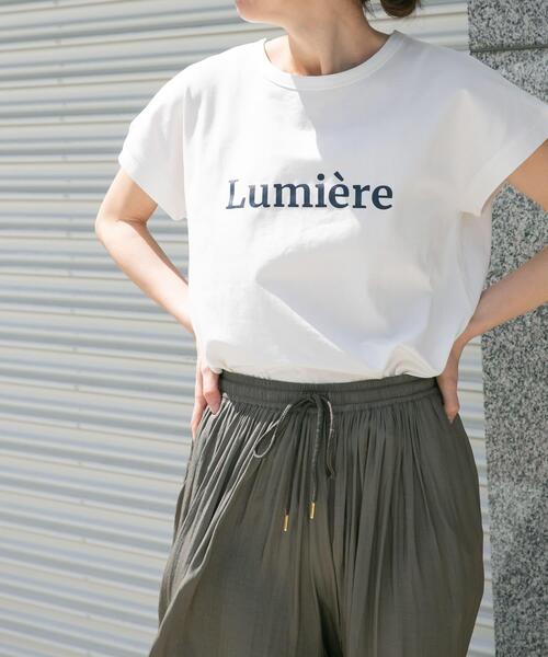 ITEMS URBANRESEARCH(アイテムズ アーバンリサーチ)の「クールコットンフレンチプルオーバー(Tシャツ/カットソー・レディース・ミント/グレー/ホワイト・FREE)」の2枚目の写真