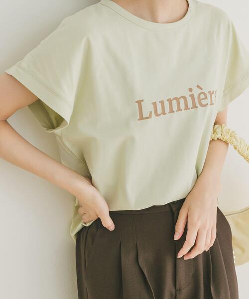 ITEMS URBANRESEARCH(アイテムズ アーバンリサーチ)の「クールコットンフレンチプルオーバー(Tシャツ/カットソー・レディース・ミント/グレー/ホワイト・FREE)」の1枚目の写真