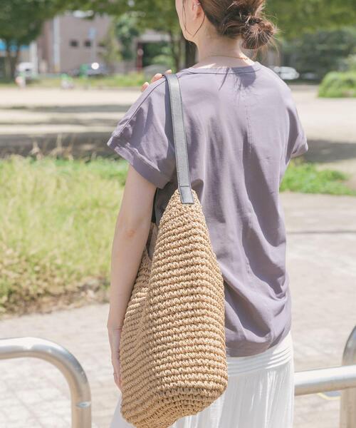 ITEMS URBANRESEARCH(アイテムズ アーバンリサーチ)の「クールコットンフレンチプルオーバー(Tシャツ/カットソー・レディース・ミント/グレー/ホワイト・FREE)」の8枚目の写真