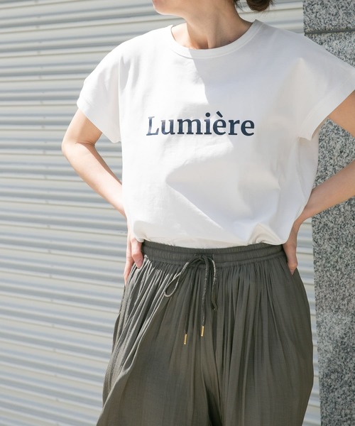 ITEMS URBANRESEARCH（アイテムズ アーバンリサーチ）の「クールコットンフレンチプルオーバー（Tシャツ/カットソー・レディース・ミント/グレー/ホワイト・FREE）」の2枚目の写真