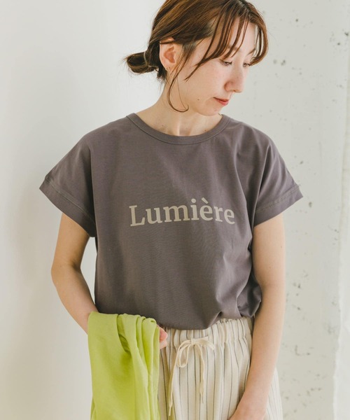 ITEMS URBANRESEARCH（アイテムズ アーバンリサーチ）の「クールコットンフレンチプルオーバー（Tシャツ/カットソー・レディース・ミント/グレー/ホワイト・FREE）」の13枚目の写真