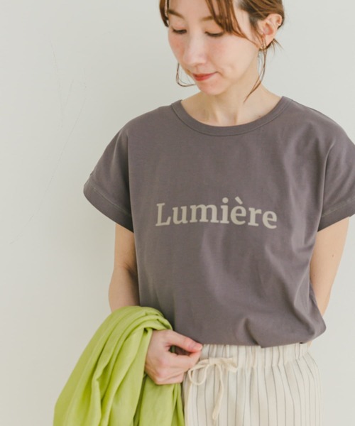 ITEMS URBANRESEARCH（アイテムズ アーバンリサーチ）の「クールコットンフレンチプルオーバー（Tシャツ/カットソー・レディース・ミント/グレー/ホワイト・FREE）」の15枚目の写真
