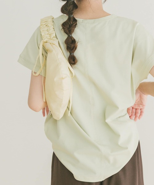 ITEMS URBANRESEARCH（アイテムズ アーバンリサーチ）の「クールコットンフレンチプルオーバー（Tシャツ/カットソー・レディース・ミント/グレー/ホワイト・FREE）」の22枚目の写真