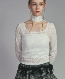 lilLilly ジップリボントップス ホワイト lilLilly ジップリボントップス ホワイト - メルカリ