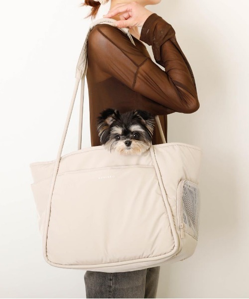 軽量丸手ペットトートバッグ（ペット用キャリーケース）｜moncheri