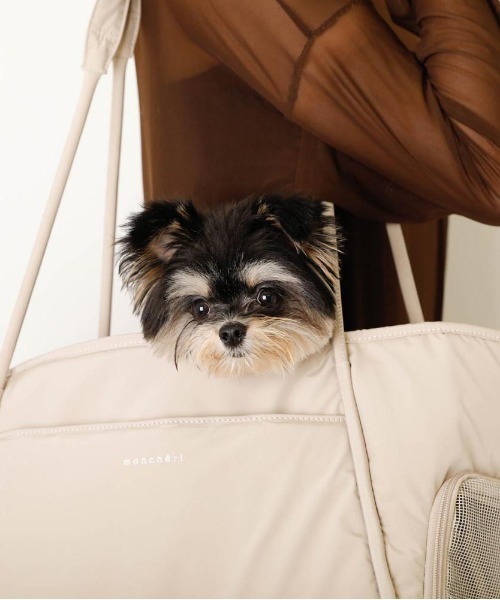 軽量丸手ペットトートバッグ（ペット用キャリーケース）｜moncheri