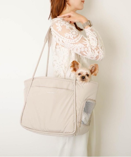 軽量丸手ペットトートバッグ（ペット用キャリーケース）｜moncheri