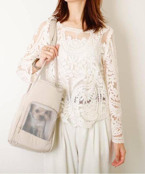 軽量丸手ペットトートバッグ（ペット用キャリーケース）｜moncheri