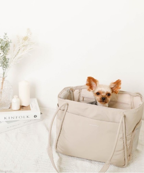 軽量丸手ペットトートバッグ（ペット用キャリーケース）｜moncheri