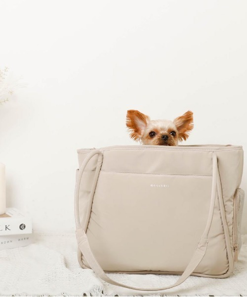 軽量丸手ペットトートバッグ（ペット用キャリーケース）｜moncheri
