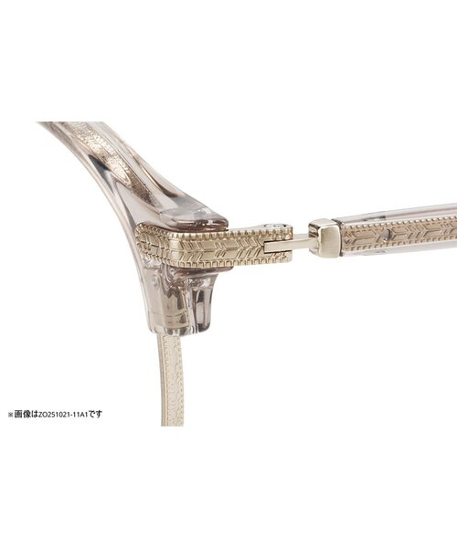 UNITED ARROWS（ユナイテッドアローズ）の「Zoff｜UNITED ARROWS｜ボストン型 メガネ [Casual] サーモント ｜伊達メガネ 度付き[レンズ交換券付き]ユニセックス  ユナイテッドアローズ（メガネ・レディース・ライトグレー/ピンク/ブラウン系その他5・FREE）」の12枚目の写真