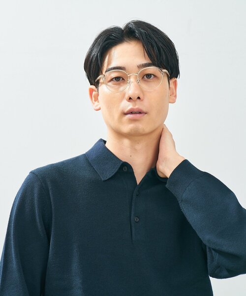 UNITED ARROWS（ユナイテッドアローズ）の「Zoff｜UNITED ARROWS｜ボストン型 メガネ [Casual] サーモント ｜伊達メガネ 度付き[レンズ交換券付き]ユニセックス  ユナイテッドアローズ（メガネ・レディース・ライトグレー/ピンク/ブラウン系その他5・FREE）」の21枚目の写真