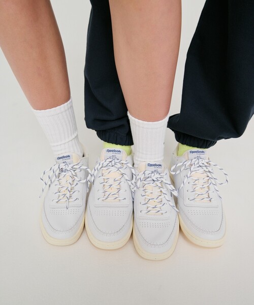 Reebok（リーボック）の「Reebok × NAUTICA/リーボック × ノーティカ 【Exclusive】 CLUB C 85 VINTAGE NAUTICA/ダブルネーム クラブシー 85 ヴィンテージ ノーティカ [23cm～24.5cm展開]（スニーカー・レディース・ホワイト・24.0cm/23.0cm/24.5cm/23.5cm）」の6枚目の写真