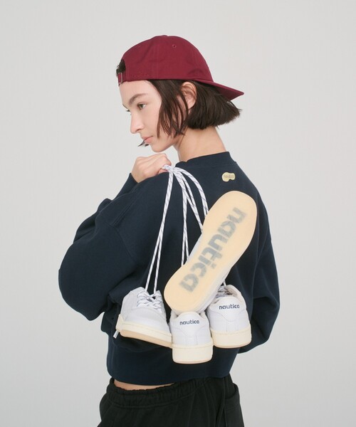 Reebok（リーボック）の「Reebok × NAUTICA/リーボック × ノーティカ 【Exclusive】 CLUB C 85 VINTAGE NAUTICA/ダブルネーム クラブシー 85 ヴィンテージ ノーティカ [23cm～24.5cm展開]（スニーカー・レディース・ホワイト・24.0cm/23.0cm/24.5cm/23.5cm）」の8枚目の写真