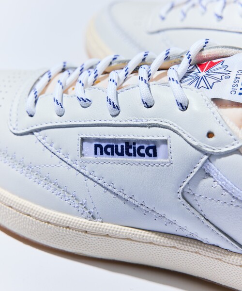 Reebok（リーボック）の「Reebok × NAUTICA/リーボック × ノーティカ 【Exclusive】 CLUB C 85 VINTAGE NAUTICA/ダブルネーム クラブシー 85 ヴィンテージ ノーティカ [23cm～24.5cm展開]（スニーカー・レディース・ホワイト・24.0cm/23.0cm/24.5cm/23.5cm）」の17枚目の写真