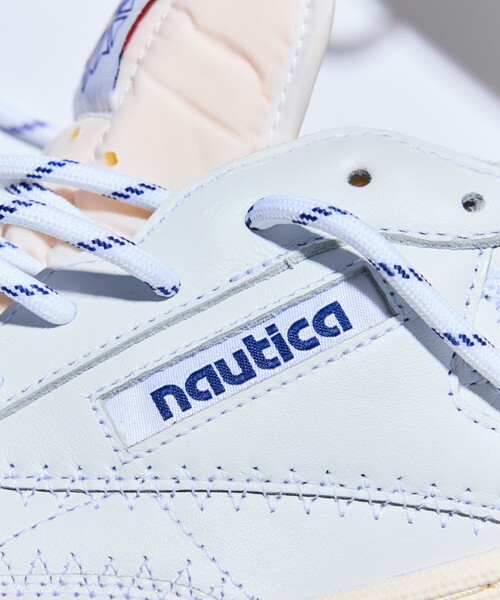 Reebok（リーボック）の「Reebok × NAUTICA/リーボック × ノーティカ 【Exclusive】 CLUB C 85 VINTAGE NAUTICA/ダブルネーム クラブシー 85 ヴィンテージ ノーティカ [23cm～24.5cm展開]（スニーカー・レディース・ホワイト・24.0cm/23.0cm/24.5cm/23.5cm）」の18枚目の写真