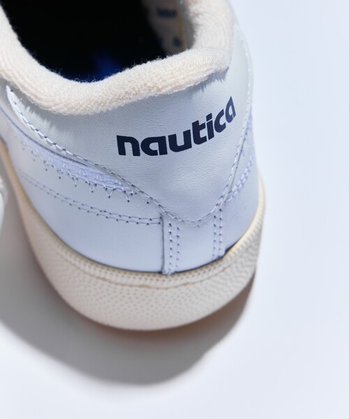Reebok（リーボック）の「Reebok × NAUTICA/リーボック × ノーティカ 【Exclusive】 CLUB C 85 VINTAGE NAUTICA/ダブルネーム クラブシー 85 ヴィンテージ ノーティカ [23cm～24.5cm展開]（スニーカー・レディース・ホワイト・24.0cm/23.0cm/24.5cm/23.5cm）」の19枚目の写真