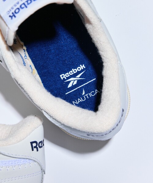 Reebok（リーボック）の「Reebok × NAUTICA/リーボック × ノーティカ 【Exclusive】 CLUB C 85 VINTAGE NAUTICA/ダブルネーム クラブシー 85 ヴィンテージ ノーティカ [23cm～24.5cm展開]（スニーカー・レディース・ホワイト・24.0cm/23.0cm/24.5cm/23.5cm）」の20枚目の写真