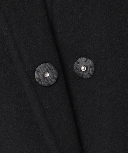 追加》スーパー140ビーバーノーカラーコート（ノーカラーコート