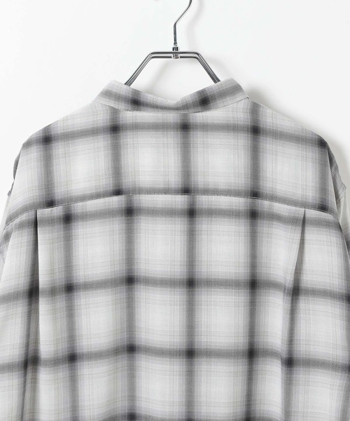 GLOBAL WORK（グローバルワーク）の「ビエラチェックシャツ/長袖/499838（シャツ/ブラウス・メンズ・ダークブラウン/ホワイト系その他2・MEDIUM/SMALL/X-LARGE/LARGE）」の18枚目の写真