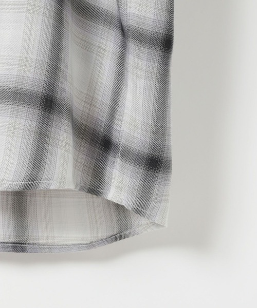 GLOBAL WORK（グローバルワーク）の「ビエラチェックシャツ/長袖/499838（シャツ/ブラウス・メンズ・ダークブラウン/ホワイト系その他2・MEDIUM/SMALL/X-LARGE/LARGE）」の21枚目の写真