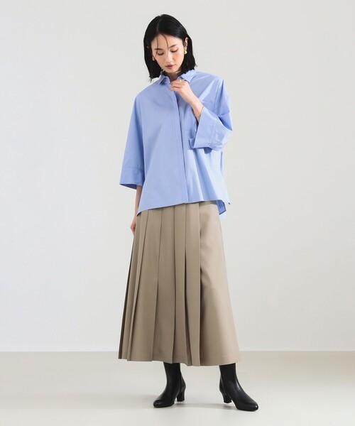 【美品】Demi-Luxe BEAMS　アシンメトリー プリーツスカート Demi-Luxe BEAMS（デミルクス ビームス）の「【1/9値下げ