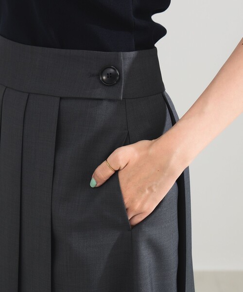 【美品】Demi-Luxe BEAMS　アシンメトリー プリーツスカート Demi-Luxe BEAMS（デミルクス ビームス）の「【1/9値下げ
