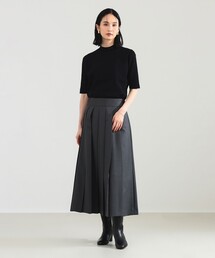 Demi-Luxe BEAMS | 【1/9値下げ】アシンメトリー プリーツスカート(スカート)